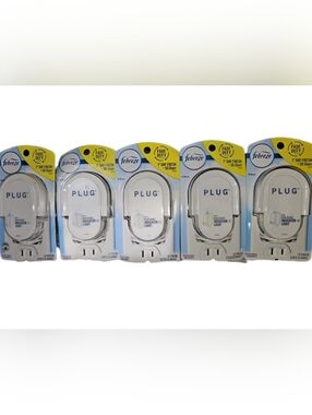 5 Febreze Plug-In Oil Warmers with Indicator Light